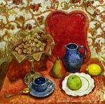 Классический натюрморт - 1998, 60х60, холст, масло, Цена договорная.<br />