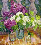 ***Сирень после дождя - холст, масло, 60х60. Цена договорная