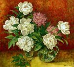 ***Пионы - холст, масло, 65х70. Цена договорная