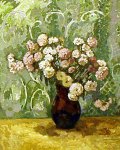 ***Цветы в глиняном кувшине - холст, масло, 60х45. Цена договорная
